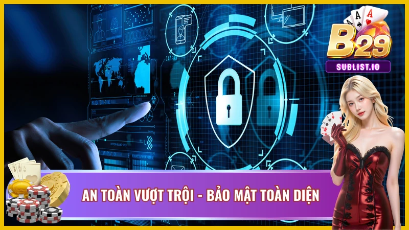 Tính bảo mật, an toàn tại B29