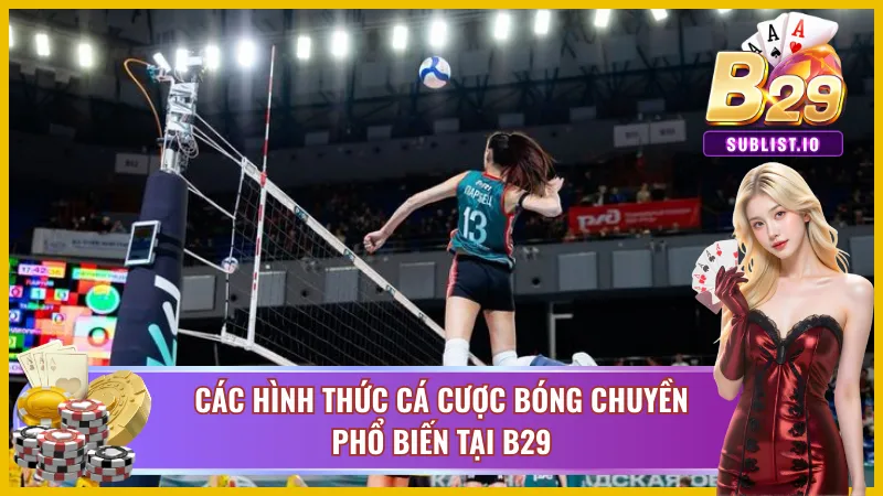 4 hình thức cá cược bóng chuyền phổ biến tại B29