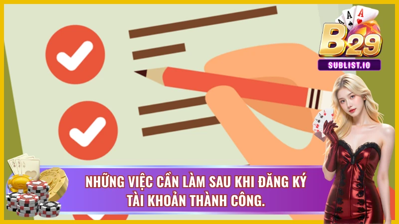 Lưu ý quan trọng khi đăng ký B29