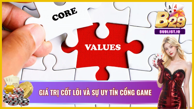 Giá trị cốt lõi của thương hiệu B29